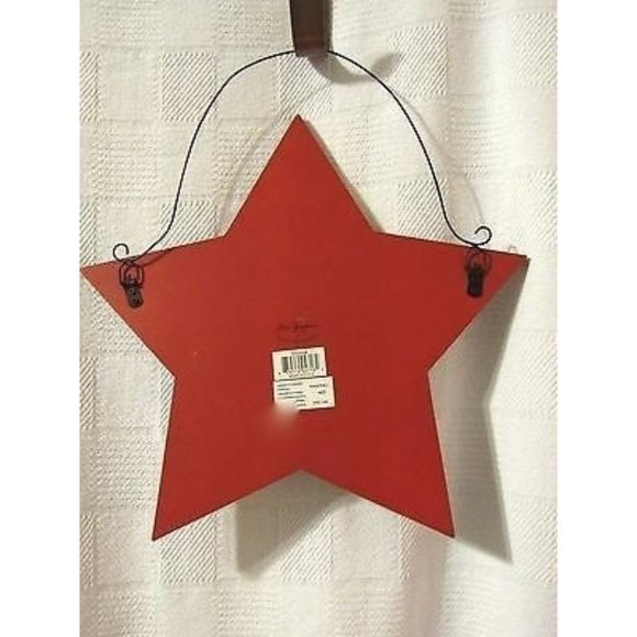 Noel & Peace on Earth Star Hanging Signs - Picture 8 of 8